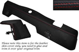 RED STITCH LOWER DASH DASHBOARD LEATHER COVERS FITS LAND ROVER SERIES 2 2A 3