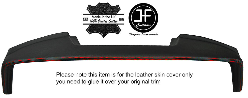 RED STITCHING TOP DASH DASHBOARD LEATHER COVER FITS LOTUS ELAN SERIES 3