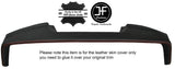RED STITCHING TOP DASH DASHBOARD LEATHER COVER FITS LOTUS ELAN SERIES 3