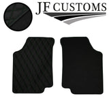 D GREEN DIAMOND STITCH VINYL 4X TAILORED FLOOR CARPETS FOR GOLF MK3 92-97 JF1