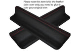 RED STITCHING 2X REAR DOOR SILL TRIM SKIN COVERS FITS ROVER 45 MG ZS 99-05