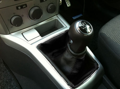 FITS VAUXHALL ASTRA H MK5 GEAR GAITER  LEATHER 04-08 NEW CUSTOM NEW MADE IN UK