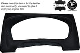 WHITE STITCH SPEEDO SURROUND LEATHER SKIN COVER FITS FORD TRANSIT MK7 2006-2014
