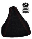 RED STITCH REAL SUEDE GEAR GAITER SHIFT BOOT FITS HONDA S2000 1999-2009
