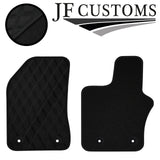 D GREY DIAMOND STITCH VINYL 4X TAILORED FLOOR CARPET FOR JEEP RENEGADE 15-21 JF1