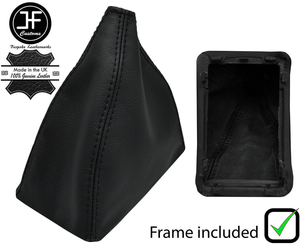 BLACK STITCH LEATHER GEAR+PLASTIC FRAME FOR NISSAN PULSAR SUNNY N13 86-91