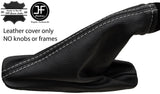 GREY STITCH LEATHER HANDBRAKE GAITER FOR LAND ROVER FREELANDER 2 LR2 06-14