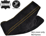 YELLOW STITCHING REAL SUEDE HANDBRAKE GAITER FOR BMW E90 E91 E92 E93 2006-2013