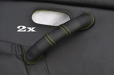 yellow stitch FITS MAZDA MIATA MX5 MK1 2X DOOR HANDLE COVERS JDM MODELS