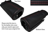 RED STITCHING STEERING SHROUD LEATHER SKIN COVER FITS BMW 3 SERIES E30 84-91