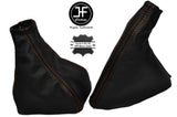 ORANGE STITCH GEAR HANDBRAKE LEATHER GAITER FITS FIAT PUNTO MK1 CABRIOLET 93-00