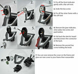 BLACK STITCH NAPPA LEATHER AUTOMATIC GEAR GAITER FOR BMW 6 F12 F13 F06 11-18