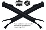 WHITE STITCHING 2X A PILLARS LEATHER COVERS FITS CAMARO TRANS AM FIREBIRD 93-02
