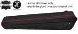 RED STITCH DRIVER SEAT ARMREST LEATHER COVER FITS LONDON TAXI LTI TX4 CUSTOM NEW