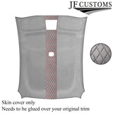 DSG2 RED STITCH L GREY SUEDE HEADLINER COVER FOR MITSUBISHI LANCER EVO 7 8 9