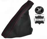 RED STITCH FITS VAUXHALL OPEL MERIVA A 2002-2010 HANDBRAKE GAITER LEATHER