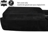 BLACK STITCHING REAL SUEDE ARMREST COVER FITS NISSAN 300ZX Z32 1990-1996