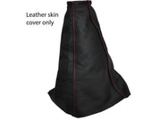 RED STICH GEAR GAITER FITS FORD TRANSIT MK5 94-00 CAMPERVAN VINYL REPLACEMENT