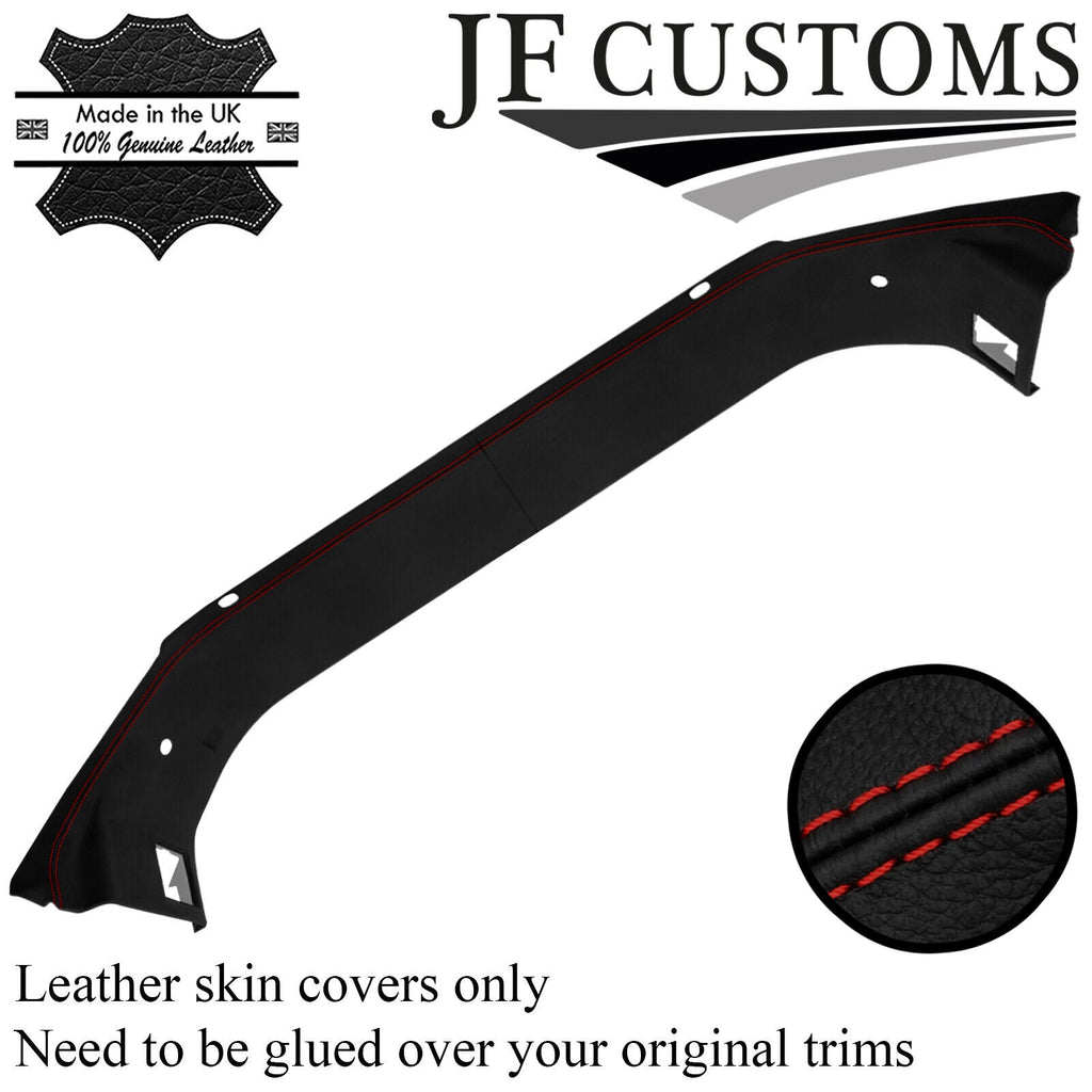 D RED STITCH ITALIAN LEATHER HALO ROOF TRIM COVERS FITS CORVETTE C4 84-96