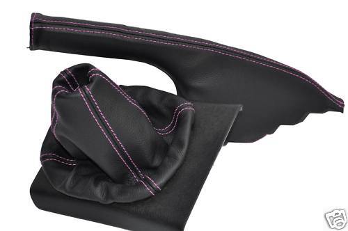FITS VW PASSAT 88-96 GEAR+HANDBRAKE GAITOR LEATHER PINK ST CUSTOM NEW MADE IN UK