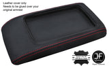RED STITCH ARMREST LID LEATHER COVER FITS TOYOTA LAND CRUISER VX 80 1990-1997