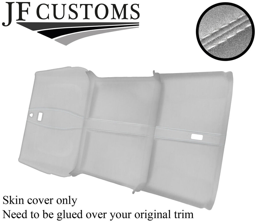 WHITE ST 3 PIECE ROOF HEADLINING L GREY LUXE SUEDE COVER FOR DEFENDER 110 SW