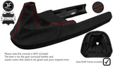 RED STITCH GEAR GAITER+SURROUND COVER NAPPA+SUEDE FOR PORSCHE CARRERA 911 997