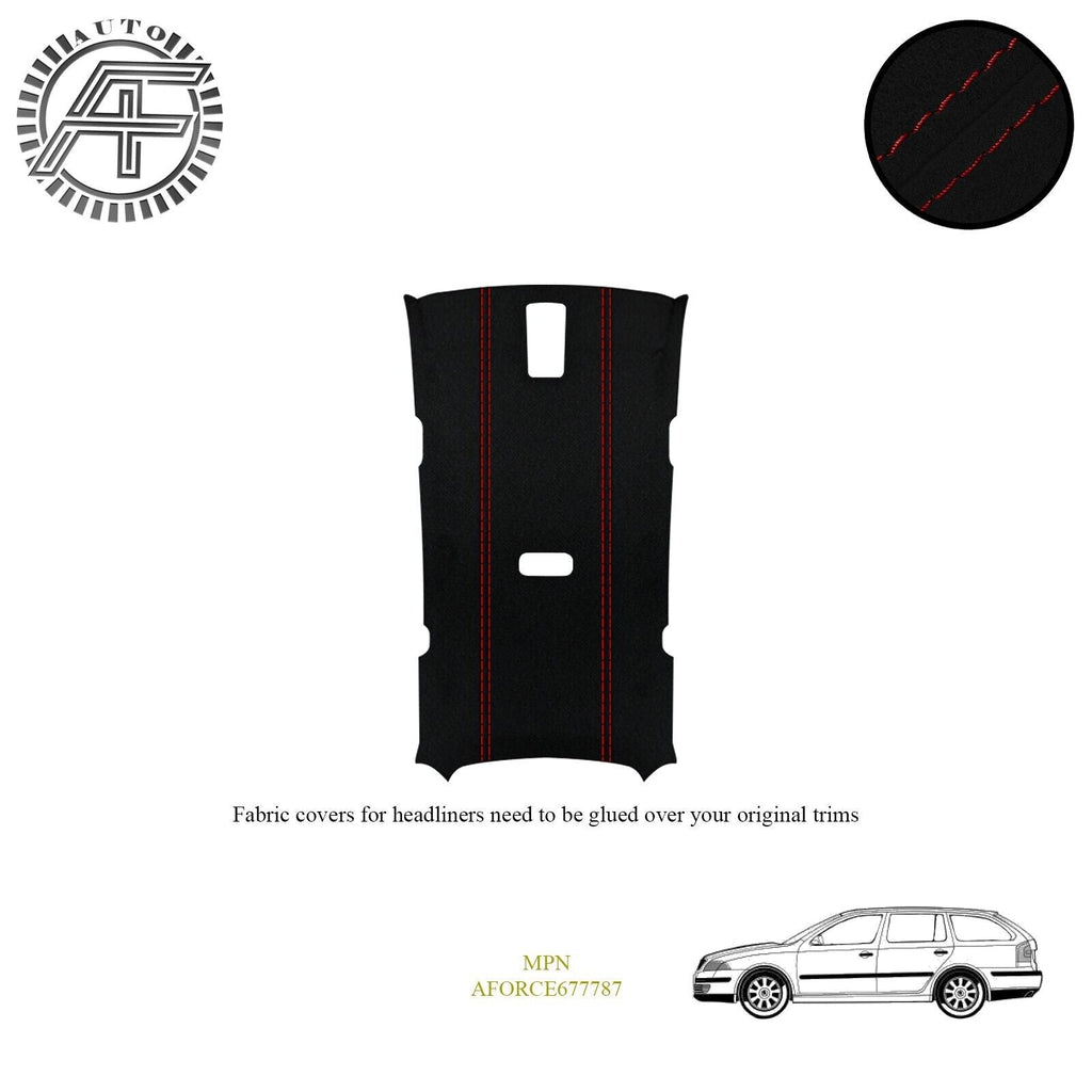 LUXE SUEDE HEADLINER COVER FOR SKODA OCTAVIA III 5 DOOR ESTATE 2012-2019