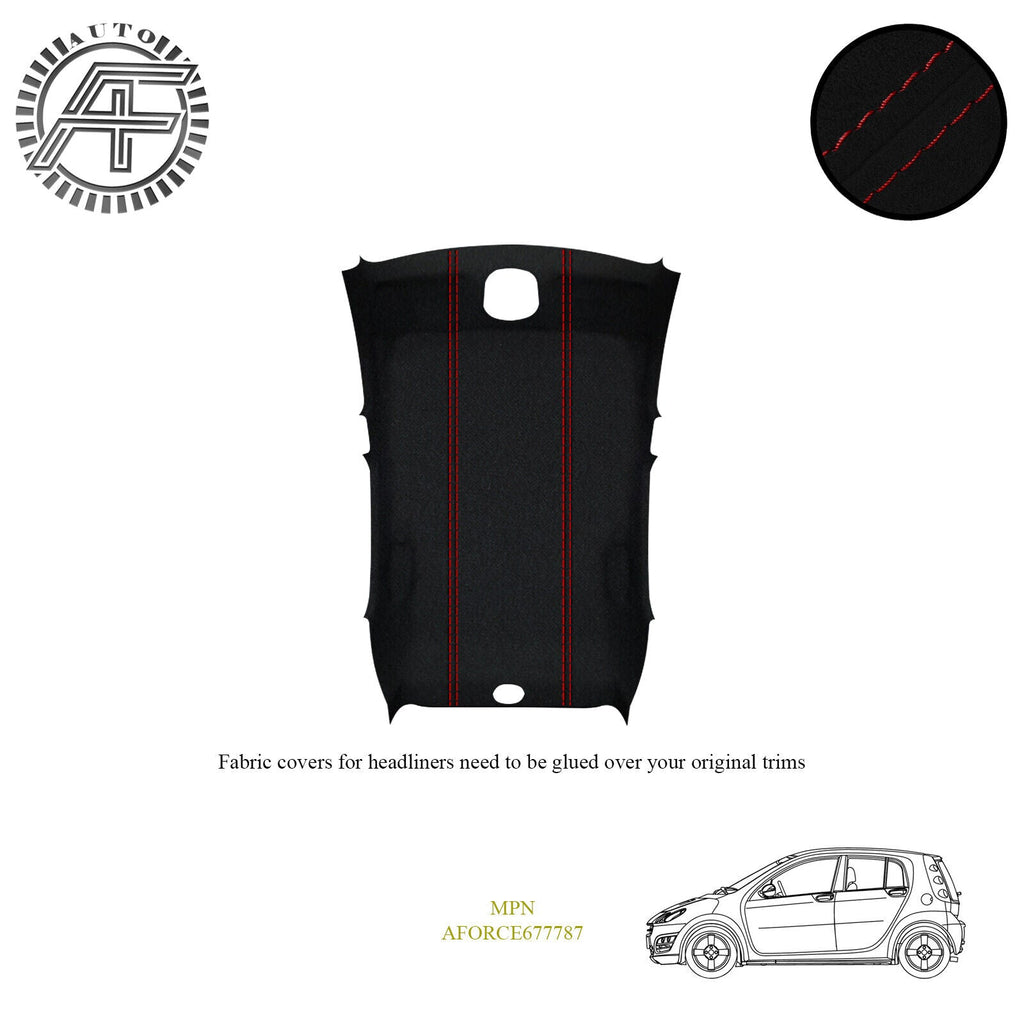 LUXE SUEDE HEADLINER COVER FOR SMART FORFOUR I W454 5 DOOR HATCHBACK 2004-2006