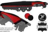 BLACK RED TOP DASH DASHBOARD LEATHER COVER FITS RANGE ROVER SPORT 2009-2013