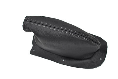 FITS FORD ANGLIA 105E HANDBRAKE GAITER LEATHER grey stitch CUSTOM NEW MADE IN UK