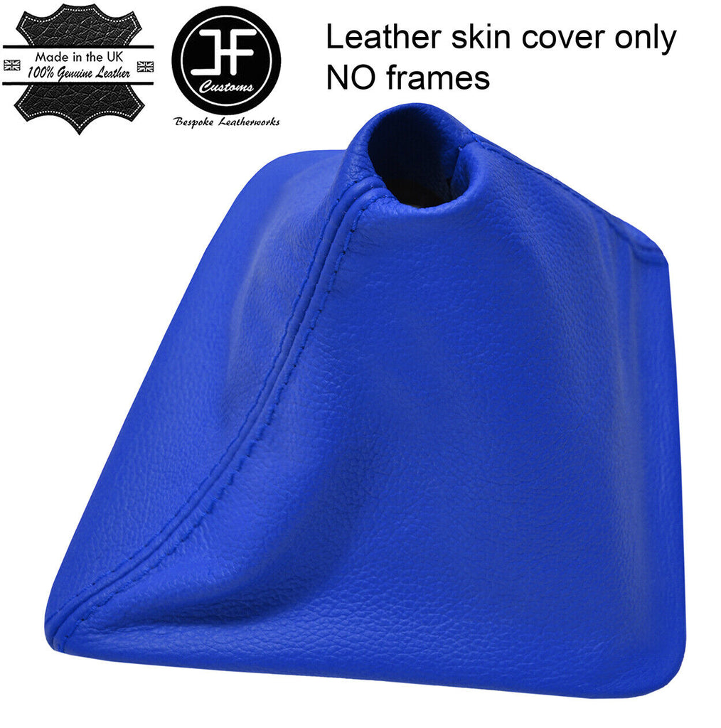 BLAU TOP GRAIN REAL LEATHER MANUAL GEAR GAITER FITS RENAULT KANGOO 2 2008-2016