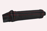 red stitch FITS PORSCHE 924 944 75-91  LEATHER HANDBRAKE HANDLE COVER CUSTOM NEW