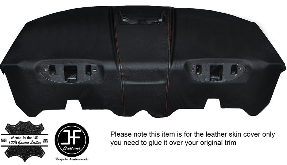 TAN STITCH REAR PARCEL SHELF LEATHER COVER FITS ALFA ROMEO GTV 916 PHASE 2