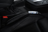 WHITE STITCH LEATHER 2X CAR KEY HOLDER PROTECTOR FITS SMART FORTWO W451 07-12
