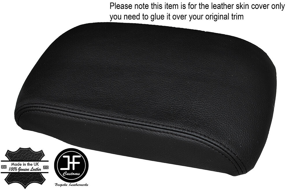 BLACK STITCHING ARMREST LID LEATHER COVER FITS MAZDA CX7 CX-7 2009-2012