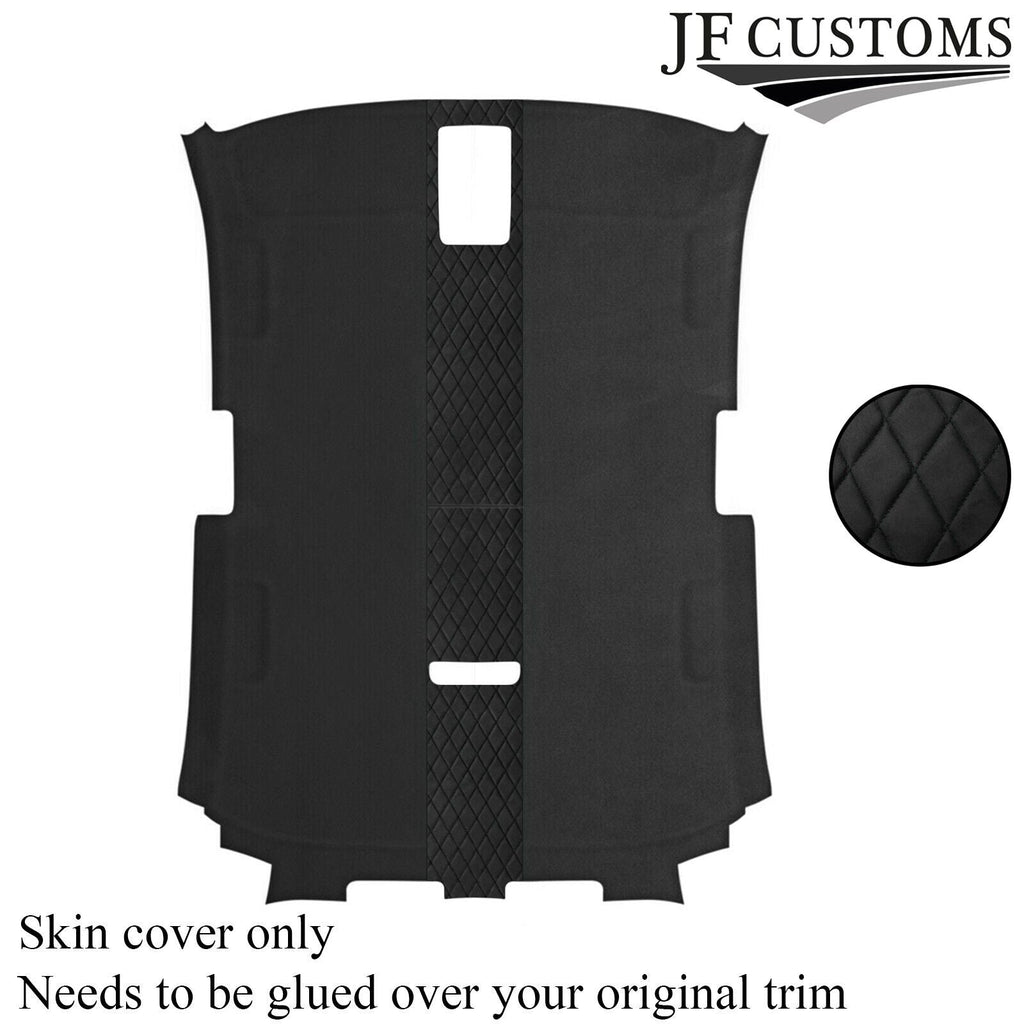 DSG2 BLACK STITCH D GREY LUXE SUEDE HEADLINER COVER FOR AUDI A3 8P 04-12 3 DOOR