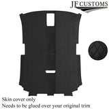 DSG2 BLACK STITCH D GREY LUXE SUEDE HEADLINER COVER FOR AUDI A3 8P 04-12 3 DOOR