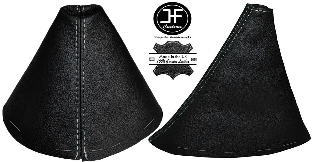 GREY DOUBLE STITCH FOR MAZDA MX5 MK3 NC 2005-2012 LEATHER GEAR HANDBRAKE GAITER