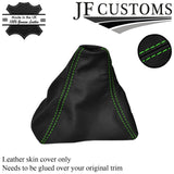 GREEN STITCH LEATHER MANUAL GEAR GAITER SHIFT BOOT COVER FITS FORD KUGA 08-12
