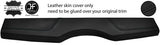 BLACK STITCH REAR PARCEL SHELF LEATHER COVER FOR FIAT 500 2007-2019 STYLE 2