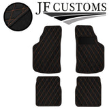 BEIGE DIAMOND STITCH VINYL 4XTAILORED FLOOR CARPET FOR GOLF MK1 74-83 JF 1