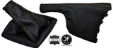 TAN STITCHING LEATHER GEAR & HANDBRAKE GAITERS FITS SAAB 95 9-5 1997-2010