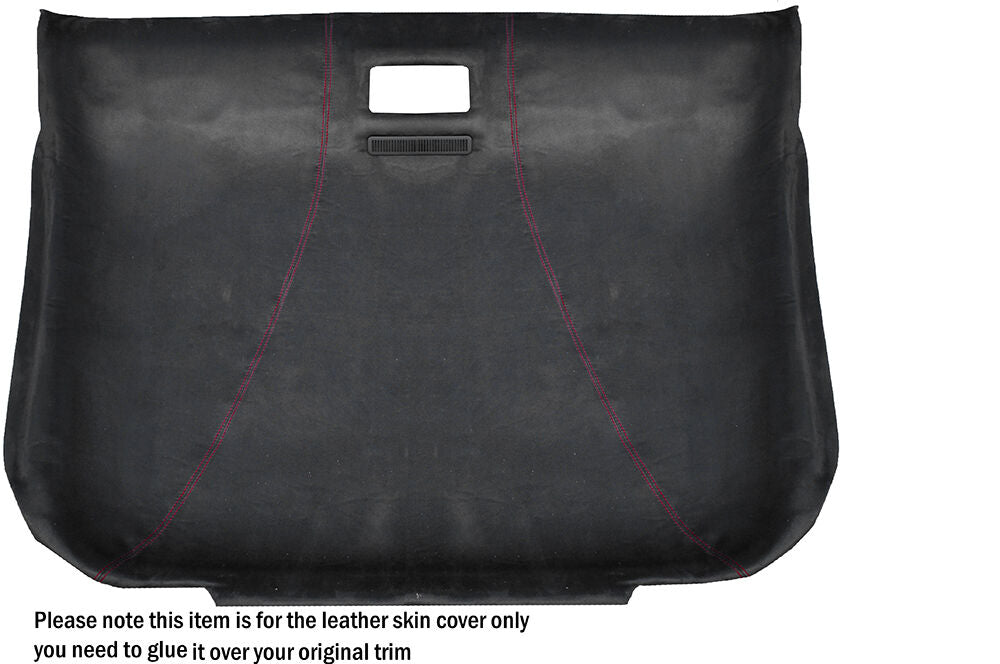 RED STITCH ROOF LINING HEADLINING LUXE SUEDE SKIN COVER FITS AUDI TT MK1 98-06
