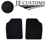 BLUE DIAMOND STITCH VINYL 4XTAILORED FLOOR CARPET FOR VW CORRADO 98-05 JF1