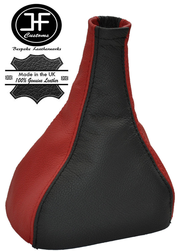 BLACK & DARK RED MANUAL GEAR GAITER FITS VAUXHALL OPEL CORSA B TIGRA 93-00