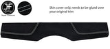 WHITE STITCHING REAR PARCEL SHELF GENUINE SUEDE COVER FOR FIAT 500 2007-2019