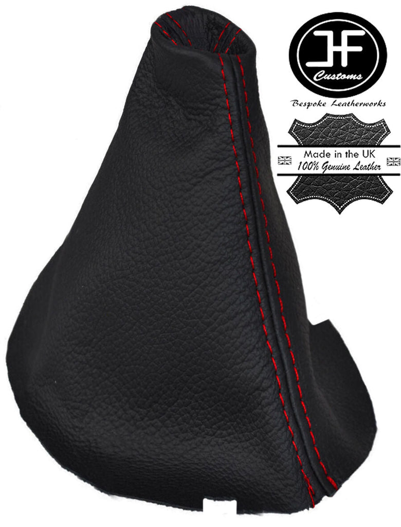 RED STITCHING REAL LEATHER MANUAL GEAR GAITER FITS AUDI A2 1999-2005 CUSTOM NEW