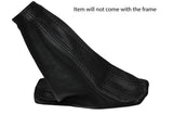 BLACK STITCHING LEATHER SKIN HANDBRAKE GAITER FITS TOYOTA LANDCRUISER J12 02-14