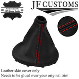 FITS KIA FORTE 08+ LEATHER SHIFT BOOT red stitch CUSTOM NEW MADE IN UK